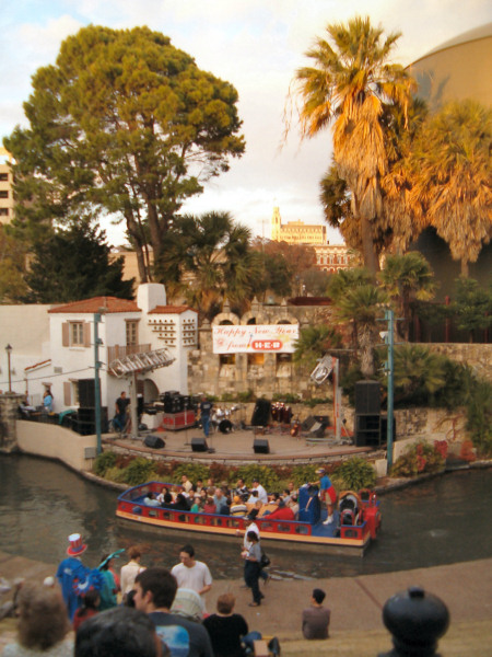 New Year's Eve stage.
