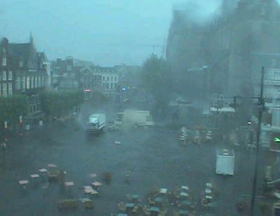 Rain on the Grote Markt