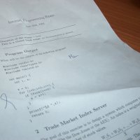 Picture of today's test.