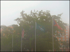 A rainy Wednesday morning in Puerto Rico.