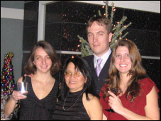 Christmas party of the Sasha's work.