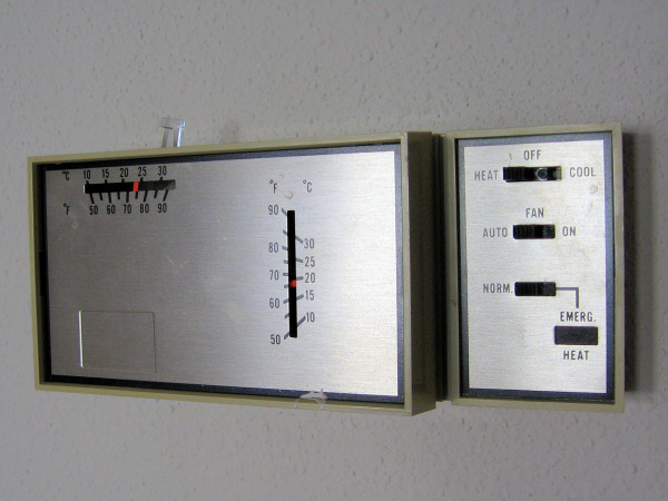 Using the heating for the first time.