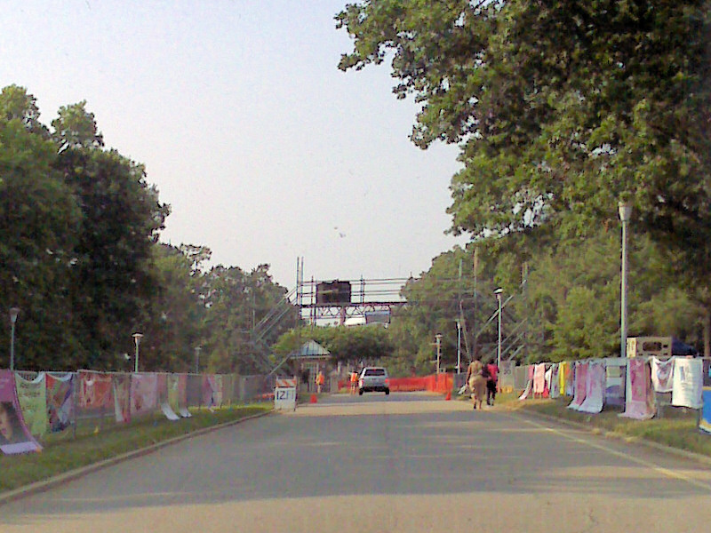 Race for the Cure preparations.