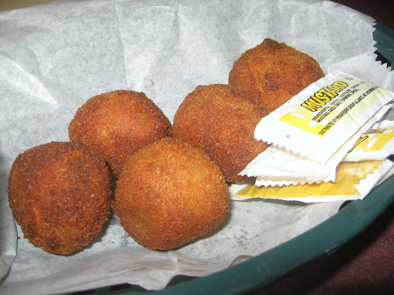 Bitterballen at Corine's Cafe, Mooresville, NC.