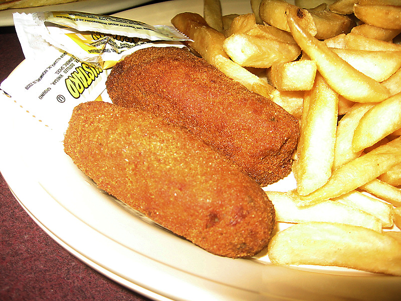 Kroketten at Corine's Cafe, Mooresville, NC.