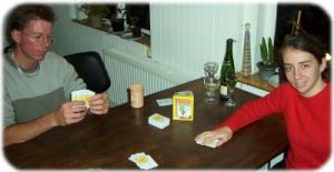Playing Boonanza.